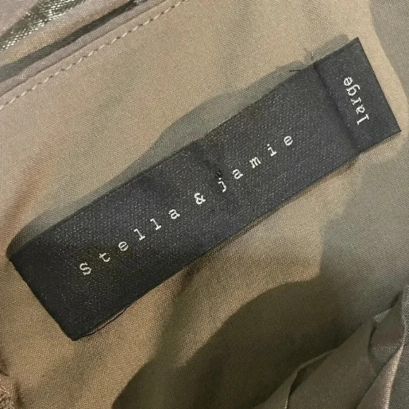 stella & jamie silk embellished slip dress Large NWOT - Picture 10 of 12